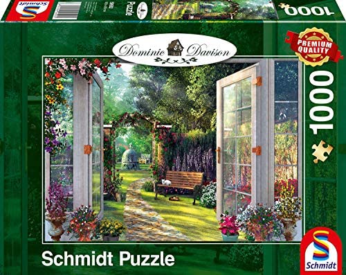 Schmidt puslespel 1000 wiew of the Enchanted Garden 1000 bitar - Schmidt