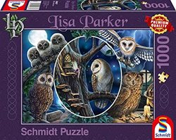 Schmidt puslespel 1000 Mysterious Owls  1000 bitar - Schmidt