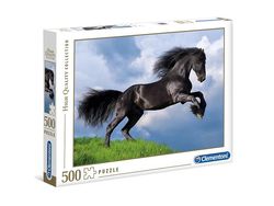 Puslespel Clementoni 500 Fresian Black Horse 500 bitar - Clementoni
