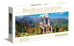 Clementoni puslespel 1000 NEUSCHWANSTEIN panorama 1000 bitar - Clementoni
