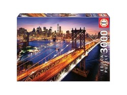 Educa puslespel 3000 Manhattan at Sunset 3000 bitar - Educa