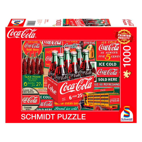 Schmidt puslespel 1000  Coca Cola classic 1000 bitar - Schmidt