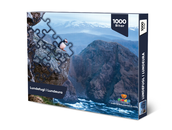 Lokalt puslespel Lundefugl i Lundeura 1000 bitar Lundefugl i Lundeura  - Salg
