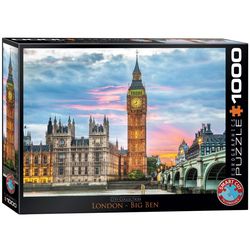 Eurographics puslespel 1000 London Big Ben 1000 bitar - Eurographics 