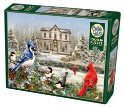 Cobble Hill puslespel 1000 Country house birds 1000 bitar - Salg