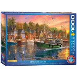 Eurographics puslespel 1000 Harbor sunset 1000 bitar - Eurographics 