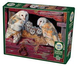 Cobble Hill puslespel 1000 Barn Owls 1000 bitar - Salg