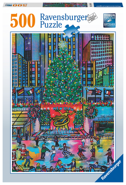 Ravensburger puslespel 500 Rockefeller jul 500 bitar - Puslespill tilbud