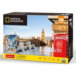 3D puslespel 120bitar Tower Bridge 120 bitar - Salg