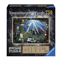 Ravensburger puslespel 759p Escape 4 Ubåt Escape 4 - Ravensburger