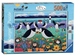 Ravensburger puslespel 500 Lundefugler  500 bitar - Ravensburger