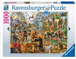 Ravensburger puslespel 1000 Kaos i galleriet 1000 bitar - Ravensburger