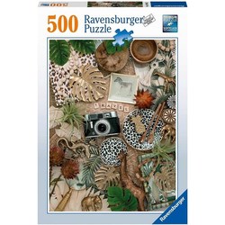 Ravensburger puslespel 500 Safari collage  500 bitar - Ravensburger