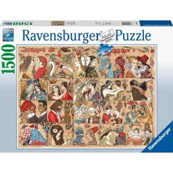 Ravensburger puslespel 1500 Kjærlighet gjennom tidene 1000 bitar - Ravensburger