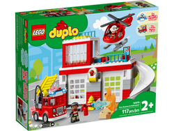 Lego 10970 Brannstasjon og brannhelikopter 10970 - Lego duplo