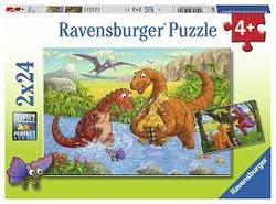 Dinosaurs at play 2x24b 2x24b - Ravensburger