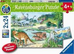 Dinosaurs of land and sea 2x24b 2x24b - Ravensburger
