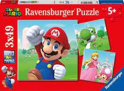 Ravensburger puslespill Super Mario 3x49 3x49 - Ravensburger