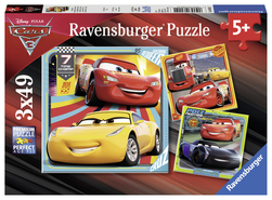 Ravensburger puslespill 3*49 Legends of the Track  3x49 - Ravensburger
