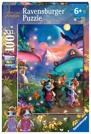 Ravensburger puslespill The enchanting mushroom town 100b  100b - Ravensburger