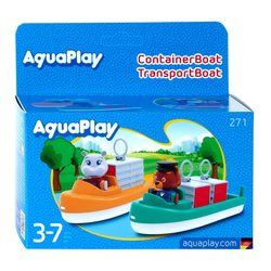 Aquaplay Container Boat, Transport Boat Aquaplay - Salg