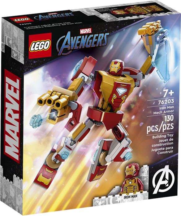 Lego 76203 Iron Mans robotdrakt 76203 - Lego Avengers
