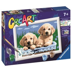 CreArt Søte Valper Søte Valper - Ravensburger CreArt