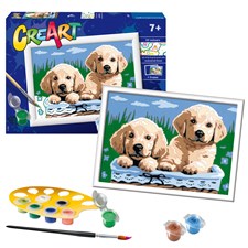 CreArt Søte Valper Søte Valper - Ravensburger CreArt