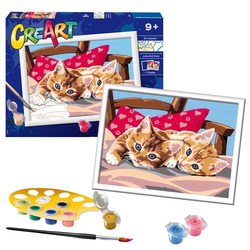 CreArt To kosete katter to kosete katter - Ravensburger CreArt