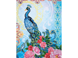 Diamond Dotz.  Exotic Peacock. Runde Perler. Exotic peacock - Diamond Dotz