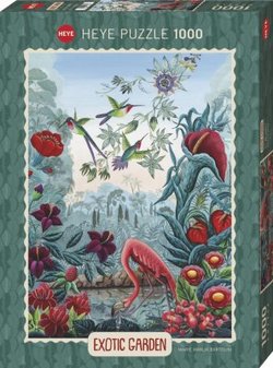 Heye puslespel 1000 Art Exotic Garden Bird Paradise 1000 bitar - Heye