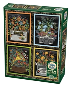 Cobble hill puslespel 1000 Floral Objects  1000 bitar - Salg