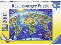 World Landmarks Map 200b 200b - Ravensburger