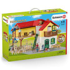 Schleich 42407 Stor Bondegård med dyr og tilbehør 42407 - Salg