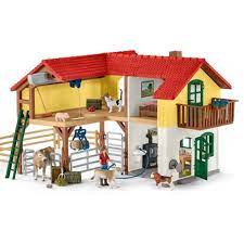 Schleich 42407 Stor Bondegård med dyr og tilbehør 42407 - Salg