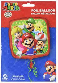 Super Mario Foile Balloon Super Mario - Bursdag/Fest