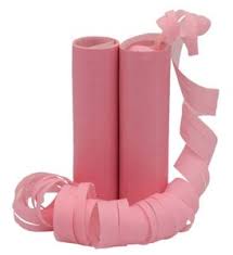 Serpentiner Rosa - Bursdag/Fest