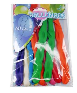 Ballongar 10pk 60cm lange lange ballonga - Tinka