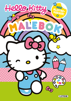 Hello Kitty Malebok Lys Blå - Egmont Litor
