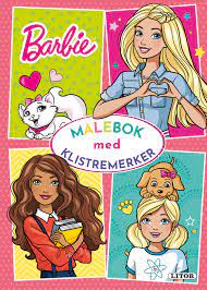 Barbie Malebok med klistermerker Malebok - Egmont Litor