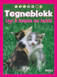 Tegneblokk Lær å tegne en katt Tegneblokk - Egmont Litor