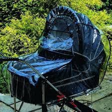 Clippasafe Pram & Carrycot Rain Cover Svart - Clippasafe