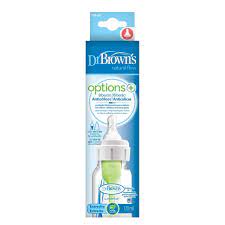 Dr. Brown's Options+ Anti-Colic Narrow Tåteflaske Kvit - Dr.Brown