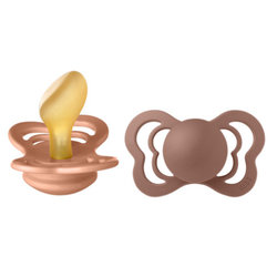 Bibs Couture 2 PACK Peach/Woodchuck - 1 / Natural Rubber Latex 1 / Natural Rubber Latex  - Salg