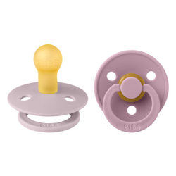 Bibs Colour 2 PACK Dusky Lilac/Heather - 1 / Natural Rubber Latex 1 / Natural Rubber Latex  - Bibs