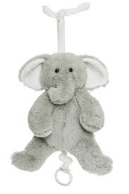 Teddykompaniet Elefant Spilledåse - Affe Grå - Teddykompaniet