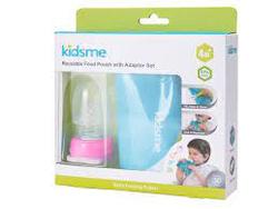 Kidsme Sett med food pouch adapter kidsme - Salg