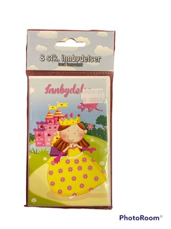 INNBYDELSER BARN  Prinsesse - Salg