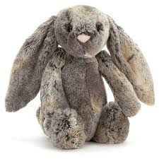 Kanin Plysj 31cm Bashful Cottontail Bunni Brungrå - Kosedyr og Bamser