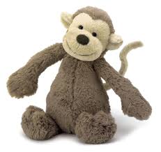 Apekatt Plysj 31cm Bashful Apekatt - Kosedyr og Bamser